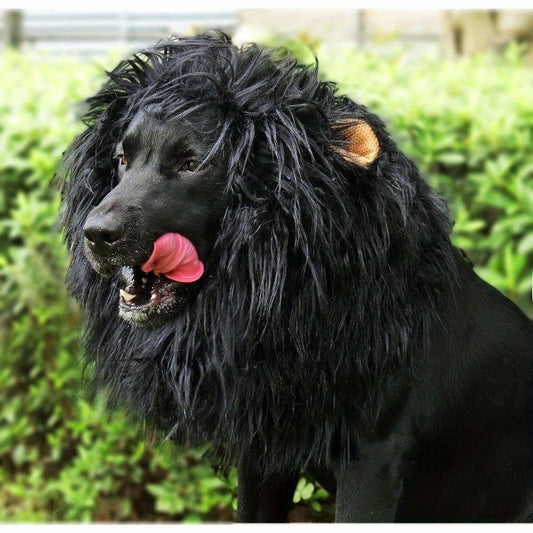 Adjustable Lion Wig Hat for Pets