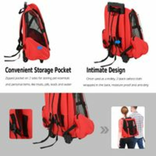 Adventure Rolling Pet Carrier & Backpack