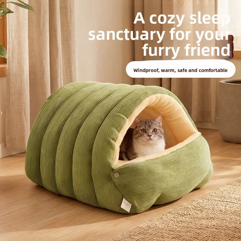 Cosy Cave Washable Enclosed Cat Bed