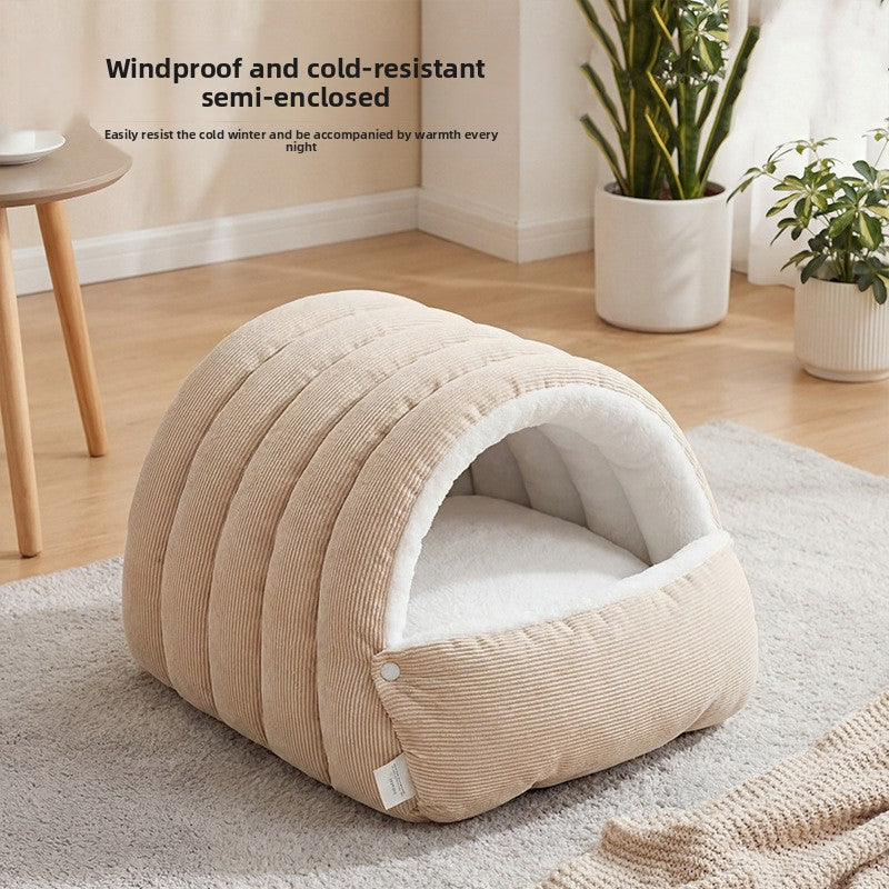 Cosy Cave Washable Enclosed Cat Bed