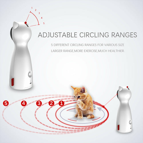 Auto-Spin Laser Cat Toy