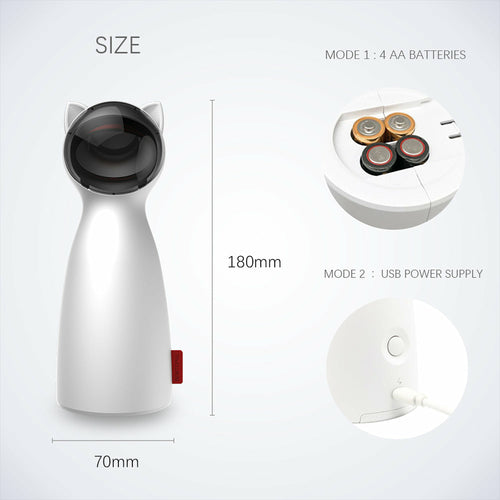 Auto-Spin Laser Cat Toy
