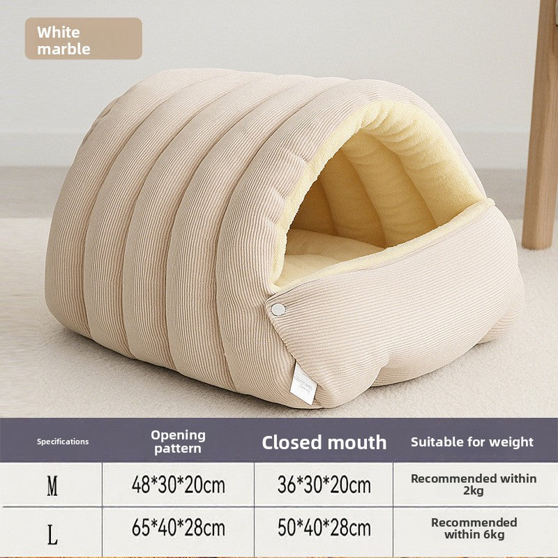 Cosy Cave Washable Enclosed Cat Bed
