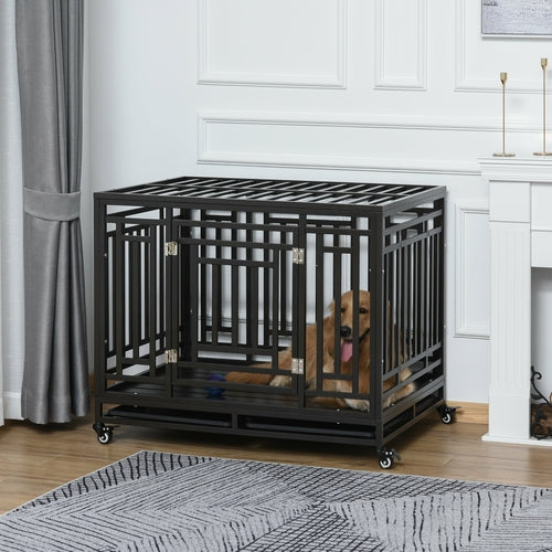 Heavy-Duty Metal Dog Crate & Playpen