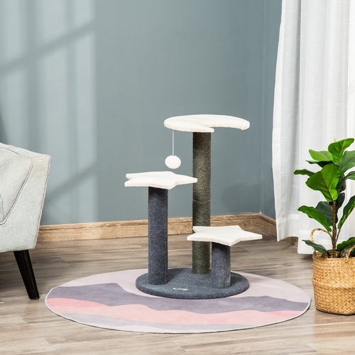Moonlight Cat Tree with Scratching Post