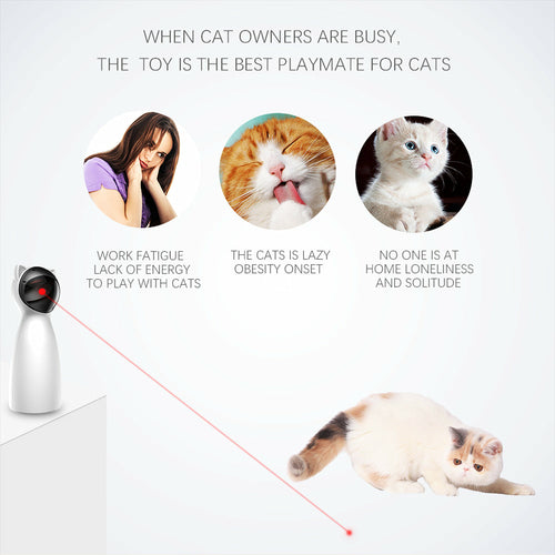 Auto-Spin Laser Cat Toy