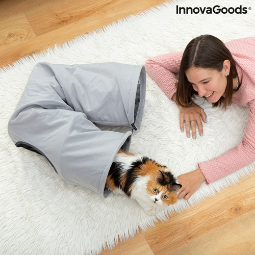 Peek-a-Boo Collapsible Cat Tunnel