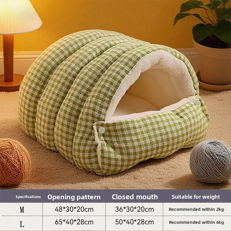 Cosy Cave Washable Enclosed Cat Bed