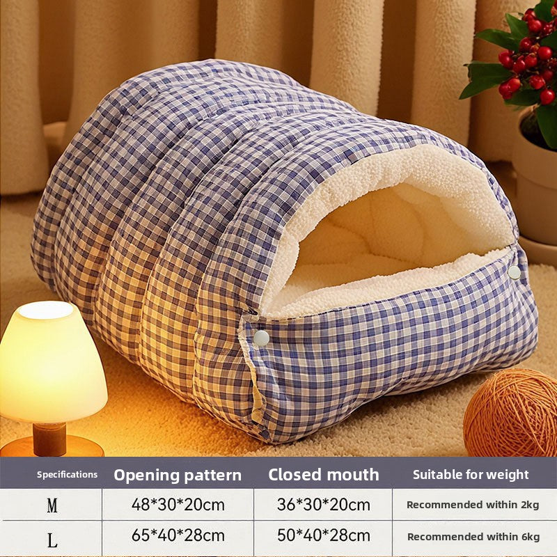 Cosy Cave Washable Enclosed Cat Bed