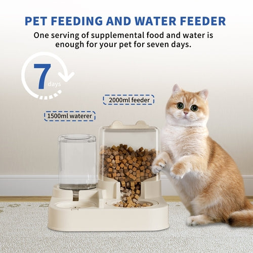ClearView Pet Feeder & Water Dispenser