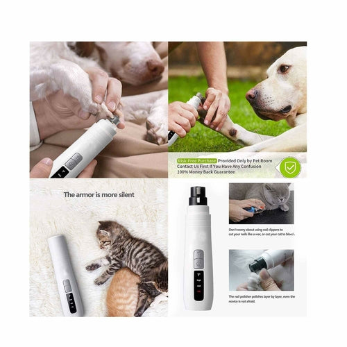 QuietTrim Rechargeable Pet Nail Grinder