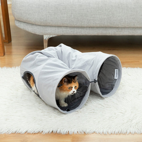 Peek-a-Boo Collapsible Cat Tunnel