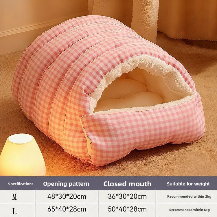 Cosy Cave Washable Enclosed Cat Bed