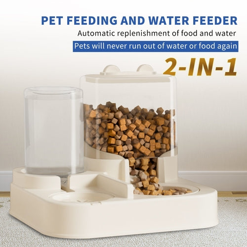 ClearView Pet Feeder & Water Dispenser