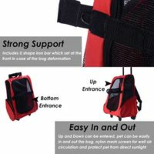 Adventure Rolling Pet Carrier & Backpack
