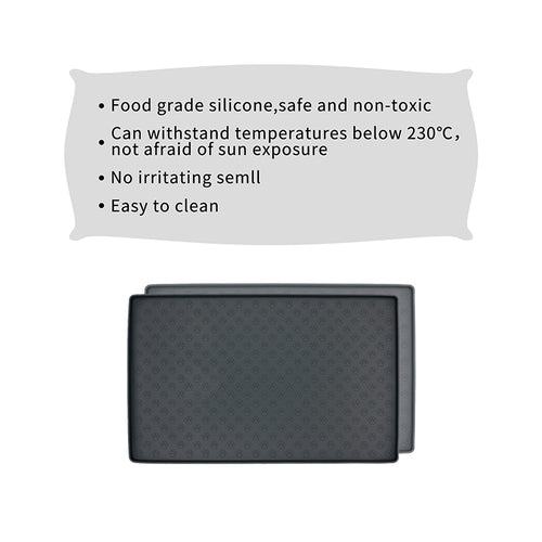 Spill-Proof Silicone Pet Feeding Mat