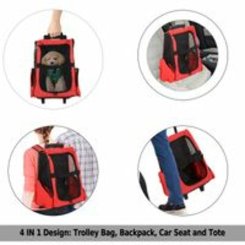 Adventure Rolling Pet Carrier & Backpack