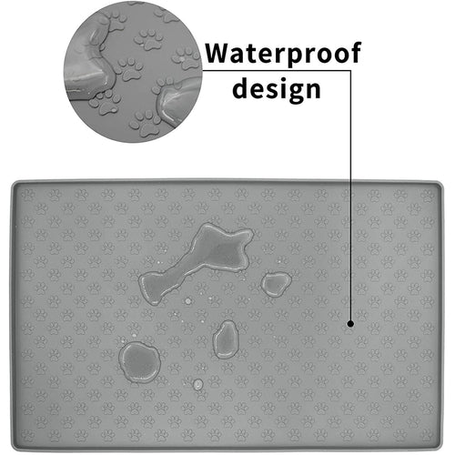 Spill-Proof Silicone Pet Feeding Mat