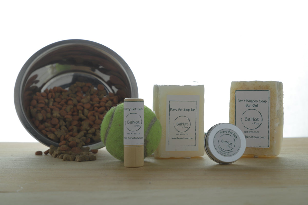 BeNat Pamper Pack: Shampoo Bar, Paw Balm & Towel